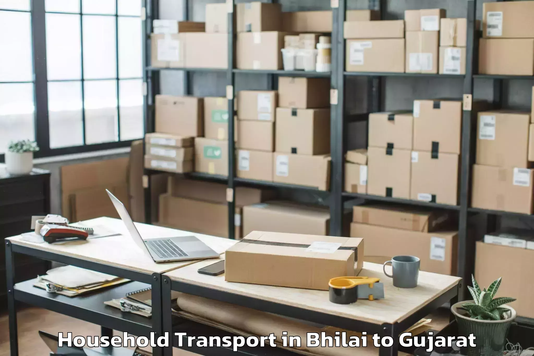 Book Bhilai to Nit Surat Household Transport Online